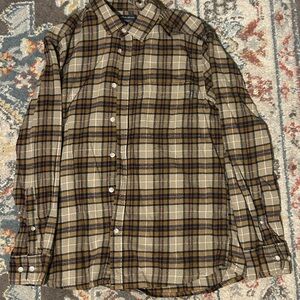 Eddie Bauer Plaid Button Up